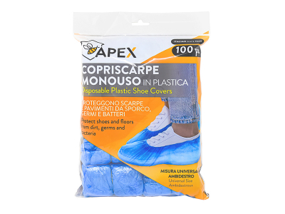 100 CopriScarpe Monouso in Plastica