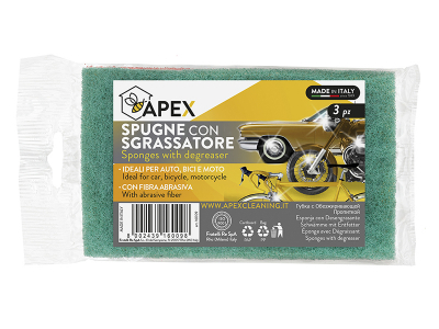 Sponges with Degreaser - 3 sponges
