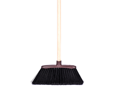 High Broom with wooden handle